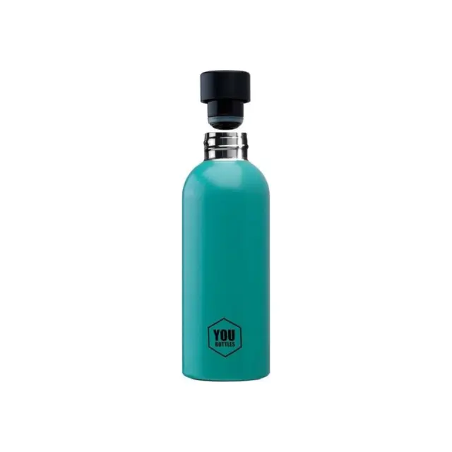 You Bottles Ανοξείδωτο Μπουκάλι Θερμός / Thermos Bottle 500ml (3 χρώματα) - Πετρόλ 2