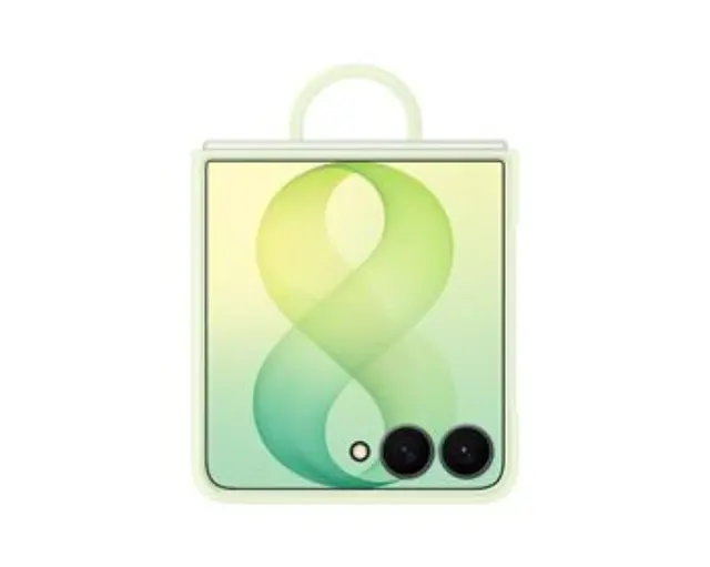 EF-EF776CGE Samsung Silicone Magnetic Cover with Ring for Galaxy Z Flip 8 Mint