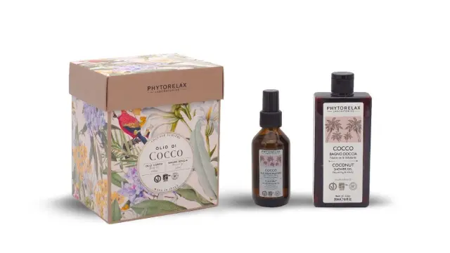 Phytorelax Olio Di Cocco Coconut Shower Gel, 250ml & Dry Oil, 100ml