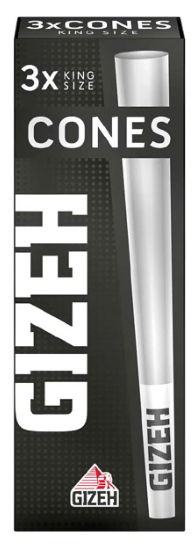 Gizeh Cone Κώνος Black - King Size 3τεμ.
