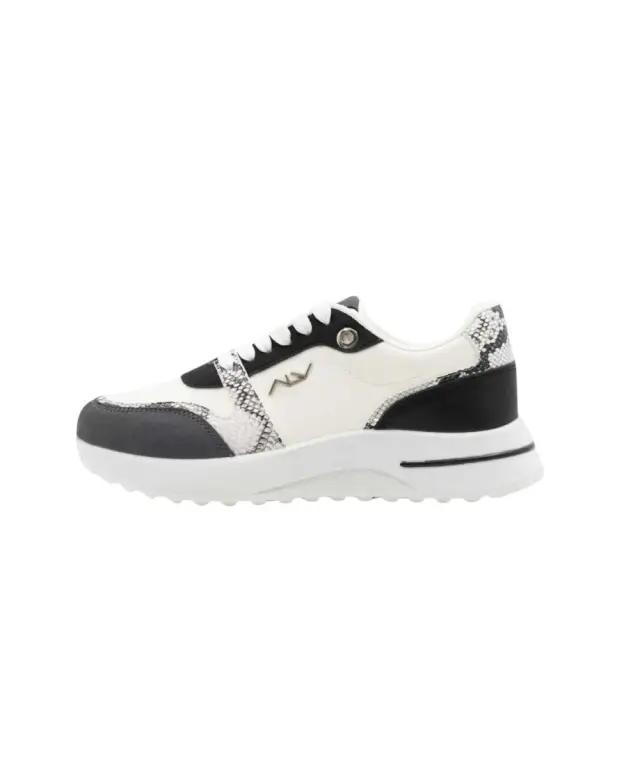 ALV by Alviero Martini Γυναικεία Sneakers Python-Effect ALVSD0241-BLACSN Μαύρο - 39