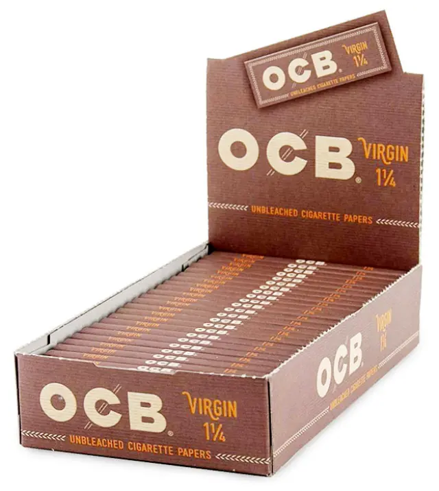 OCB Χαρτάκια - Unbleached Ακατέργαστο 50φ. - 1¼ - 25τεμ.