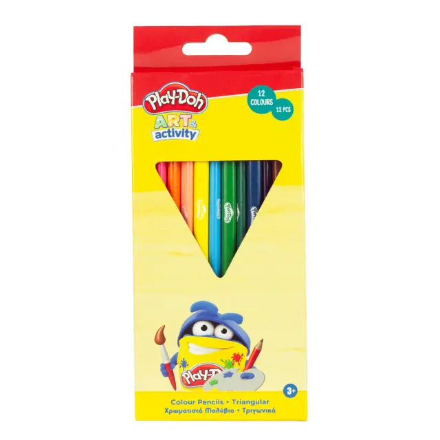 Σετ χρωματιστών μολυβιών 12τμχ Play-Doh