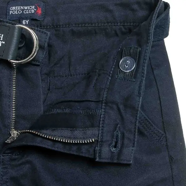 Παντελόνι chinos Greenwich Polo Club με ζώνη 3