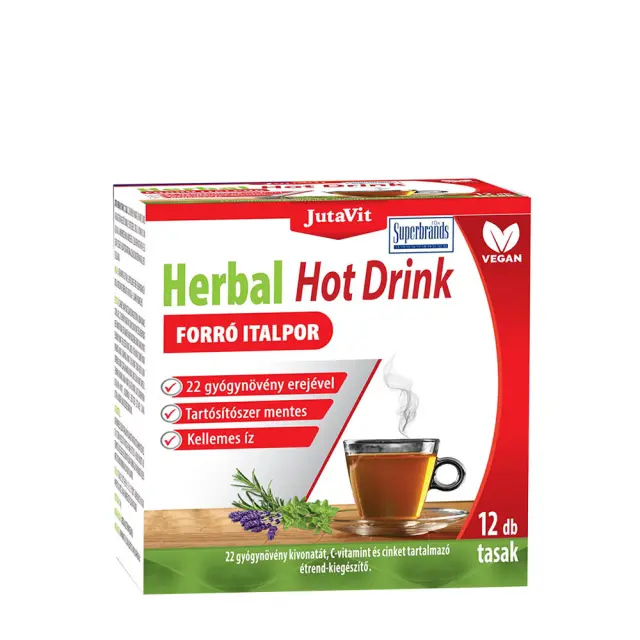 JutaVit Herbal Hot Drink Hot Drink Powder Citrus, 12 Sachet