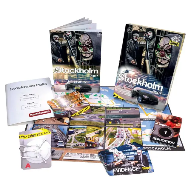 AS Games® Επιτραπέζιο Παιχνίδι Crime Scene Stockholm 2007 1+ Παίκτες 18+ Ετών 3