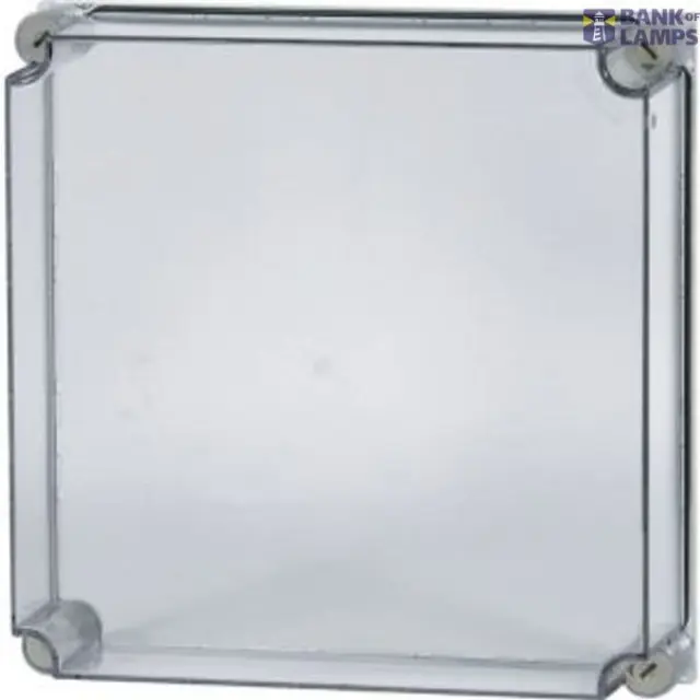D200-CI44 Cap, transparent smoky gray, HxWxD=375x375x100mm