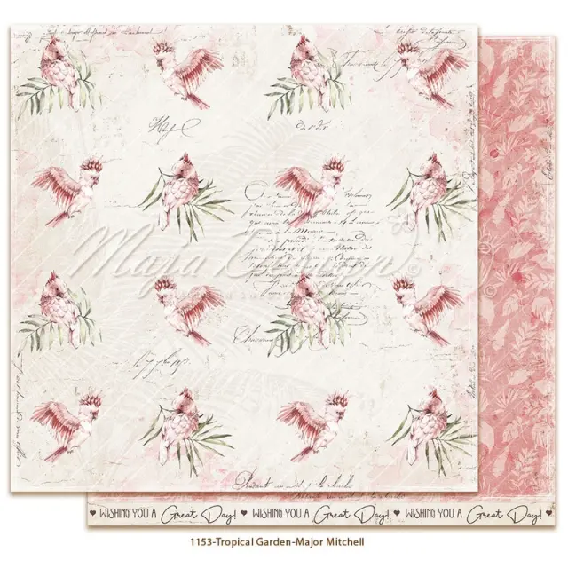 Χαρτί Scrapbooking Maja Collection διπλής όψης, Tropical Garden - Major Mitchell