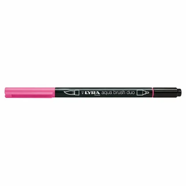 Μαρκαδόρος Πινέλο Lyra Aqua Brush Duo Pink Madder Lake/ 6520029 (Lyra)