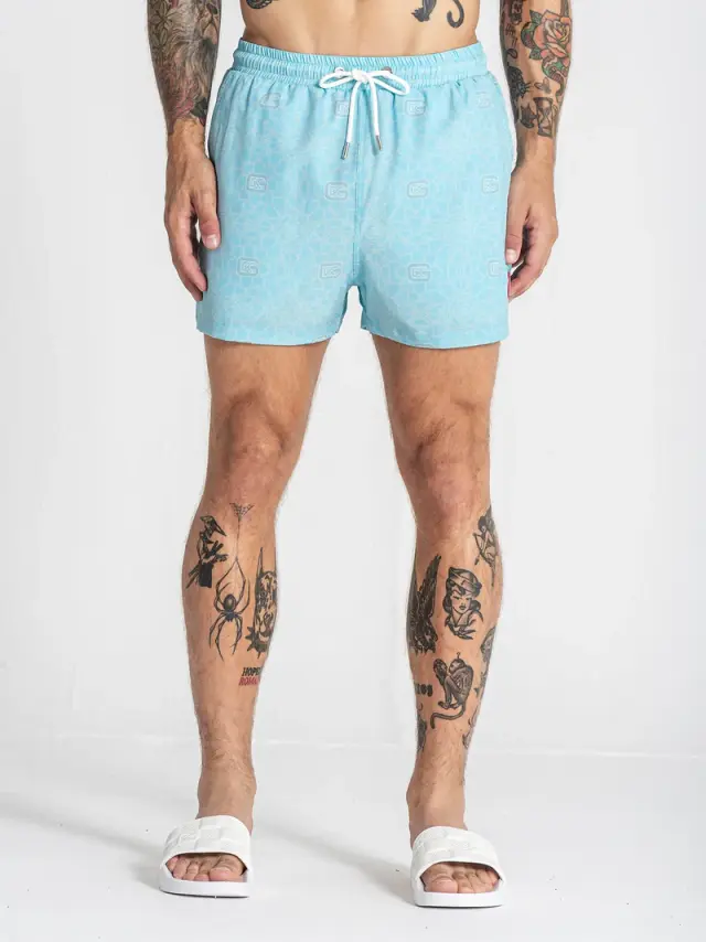 Gianni Kavanagh Ανδρικό TILED Μαγιό – Light Blue - XL