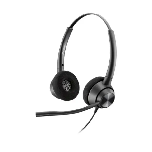 HP Poly EncorePro 320 with Quick Disconnect Binaural Headset TAA (77T26AA)