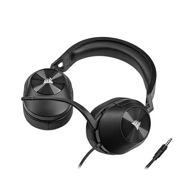 Corsair HS55 Stereo Over Ear Gaming Headset με σύνδεση 3.5mm Carbon 3