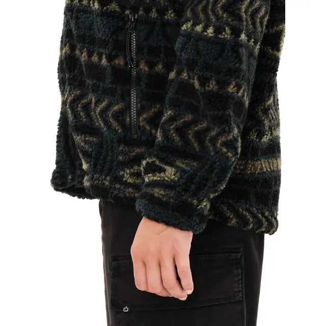 Emerson Women's Full Zip Sherpa (262.EW290.439-PR625 FOREST TEAL) - MULTI-COLOR 2