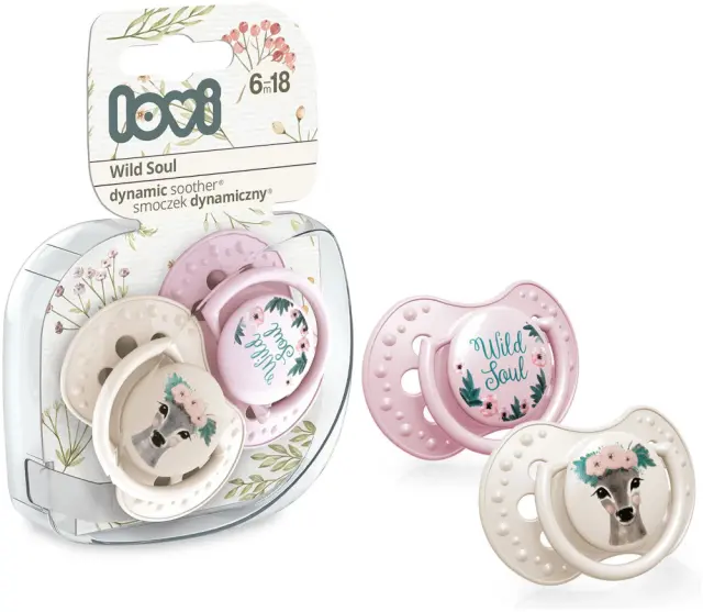 Ορθοδοντικές Πιπίλες Σιλικόνης 2τμχ 6-18M Wild Soul Girl 5901691835122