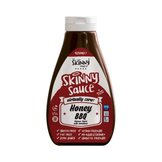 Honey BBQ Sauce Virtually Zero Calorie 425ml The Skinny Food Co