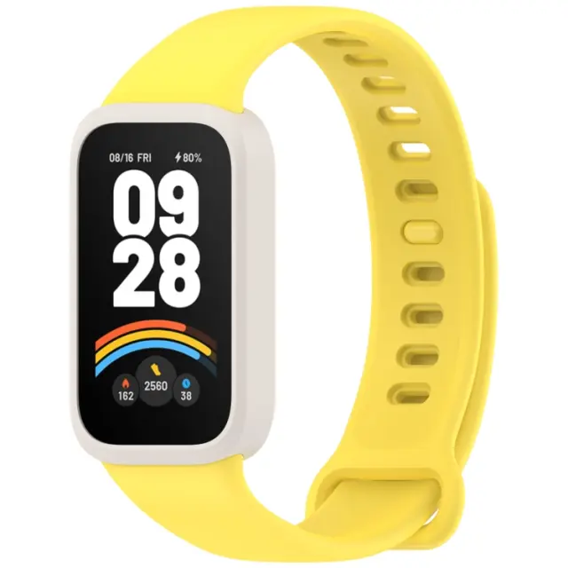 Λουράκι για Xiaomi Smart Band 3/9 Active-Starlight/Yellow OEM