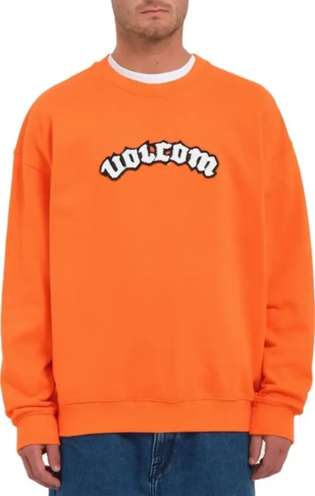 VOLCOM FA OBTIC CREW-ΦΟΥΤΕΡ ΑΝΔΡΙΚΟ ORANGE