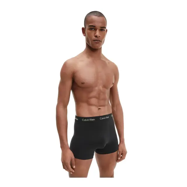 Calvin Klein Ανδρικό Boxer Μακρύ - Τριπλό Πακέτο, Χρώμα B- Ocean Storm-Lime-Signature Blue - S 3