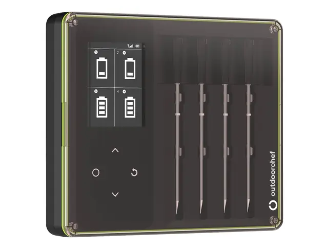 Ασύρματο Θερμόμετρο BBQ Outdoorchef Easy Check Quadro με 4 ακίδες, Bluetooth με διαστάσεις 18x15.4x3.2cm18.491.96