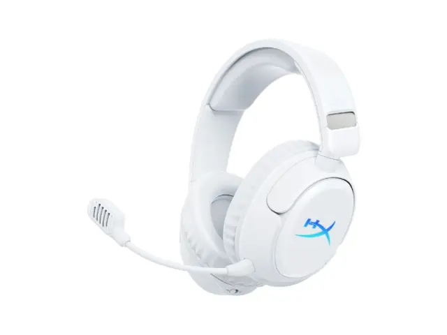 HP HyperX Cloud Flight 2 Wireless Over Ear Gaming Headset White (B5VC5AA)