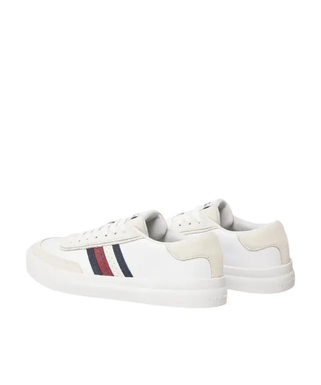 Tommy Hilfiger - Ανδρικά Sneakers Th Cupset Rwb Lth FM0FM04975-YBS Λευκό 3