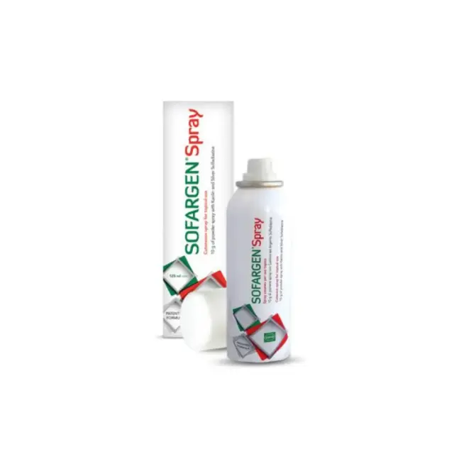 WINMEDICA Sofargen Αντιμικροβιακό και Επουλωτικό Spray για Μικροτραύματα, Γδαρσίματα, Κοψίματα, μικρές δερματικές πληγές 125ml