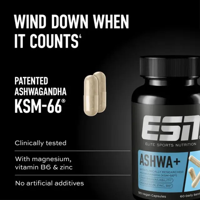 ESN Ashwa+ 60-veg-capsules 3