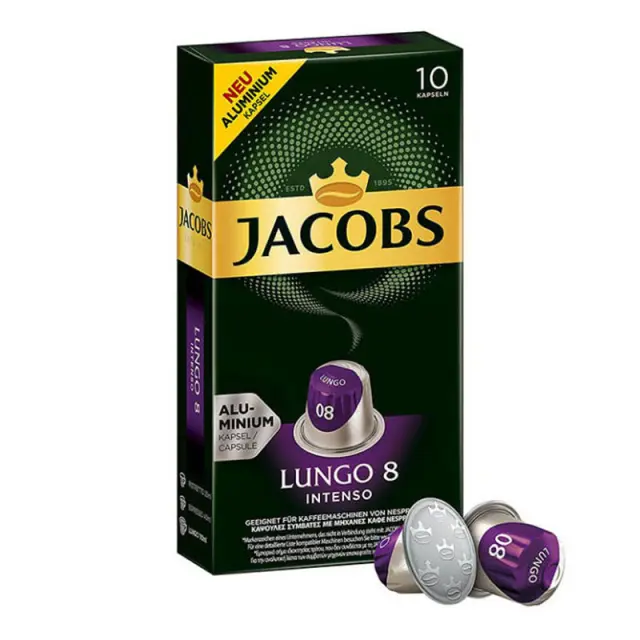 Jacobs Lungo Intenso Κάψουλες Nespresso 10τμχ