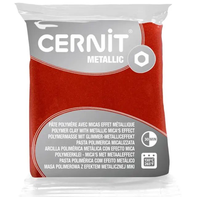 Πολυμερικός Πηλός Cernit Metallic No057 - Copper - 56gr