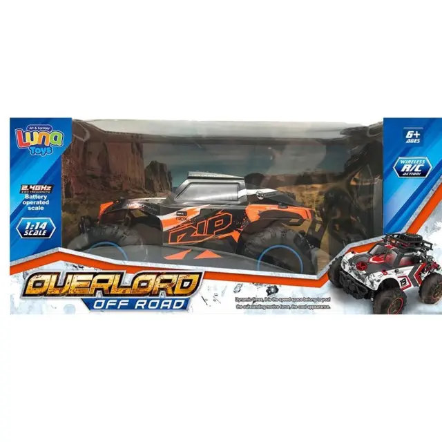 Αυτοκίνητο Τηλεκατευθυνόμενο Off Road Luna Toys Πράσινο / 0622899 (Luna)