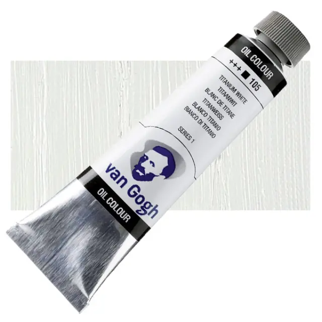 Λάδι Talens Van Gogh - 105 Titanium White - 20ml