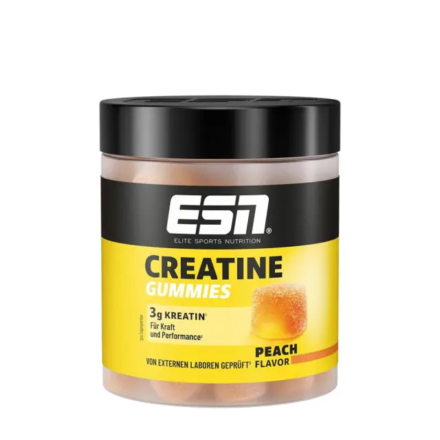 ESN Creatine Gummies peach, 28-gummies