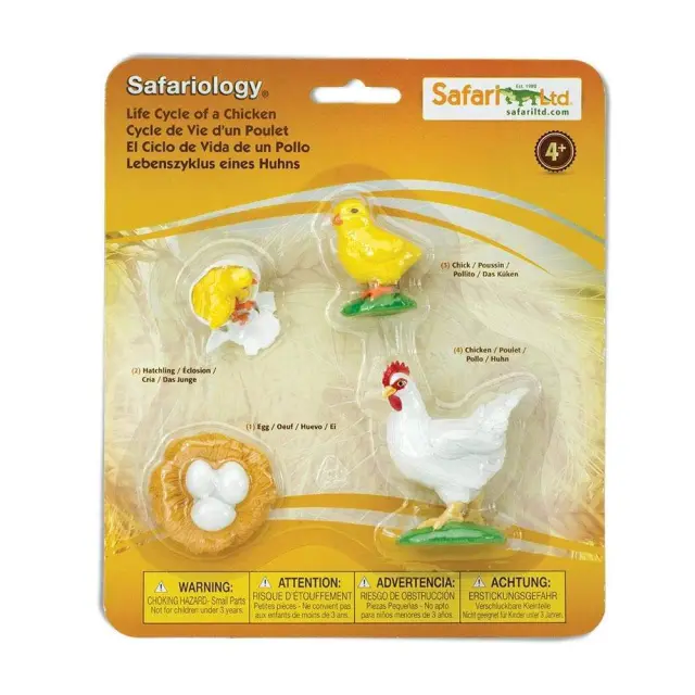 Safari Ltd Μινιατούρες Ο Κύκλος Ζωής της Κότας (4+ ετών) 662816 3