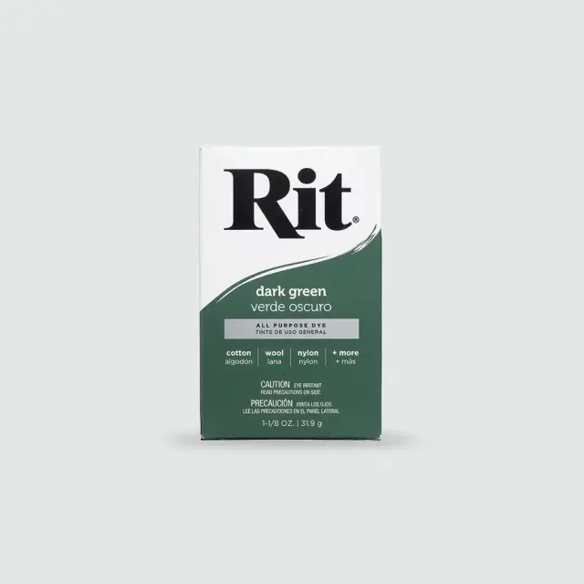 Rit Dye Powder All-Purpose Βαφή Υφασμάτων – Dark Green 31,9g 2