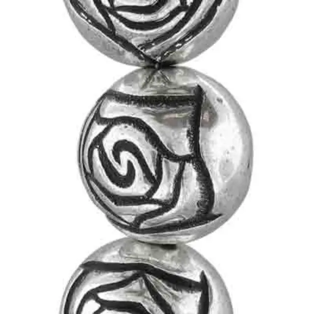 Επιμεταλλωμένη Χάντρα Antique 18mm ~10τεμ