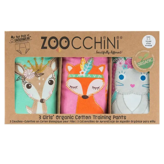 Zoocchini Παιδικό Σετ με πάνες-Βρακάκια πλενόμενα ZOO13008 - 3-4Ε
