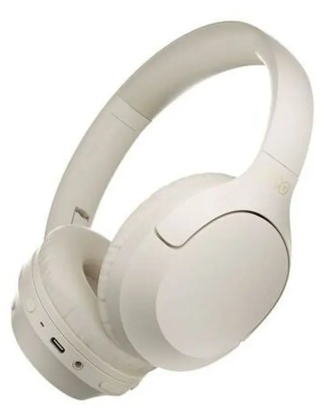 QCY H2 PRO Headset White V5.3 Bluetooth ENC Call Noise Cancelling Headphones 60h Multipoint Connect