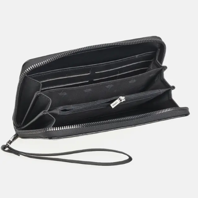 Πορτοφόλι Verde 18-0001552 Μαύρο - ONESIZE 3
