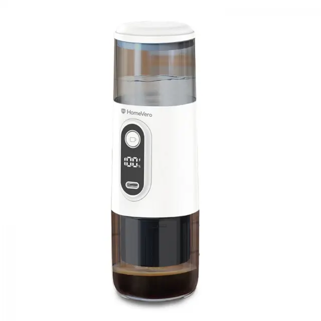 HomeVero Φορητή Μηχανή Espresso HV-PEM5W Λευκή