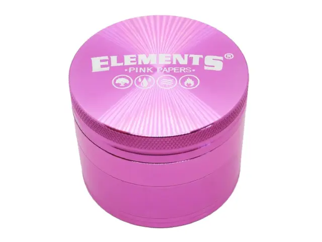 Elements Pink Grinder Aluminium 4 Part