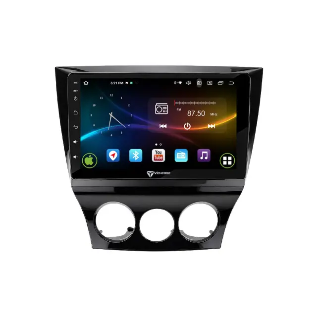 VenCore Οθόνη Multimedia Android 15 9" 9109A MTK6762 Octa-Core 2GB/32GB IPS με Πρόσοψη, CarPlay, Android Auto και Υποστήριξη Κάμερας Οπισθοπορείας AHD για Mazda RX8 2008-2012 – Μαύρη (3236-10007-0452B) 2
