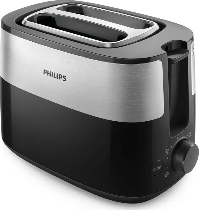 Philips Daily Collection HD2516/90 toaster 2 slice(s) 830 W Black 2