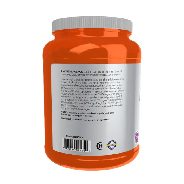 Now Foods Pea Protein, Pure Unflavored Powder 3