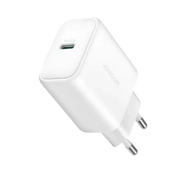 Joyroom® Φορτιστής Γρήγορης Φόρτισης με Θύρα USB-C 30W- White (JR-TCF24)