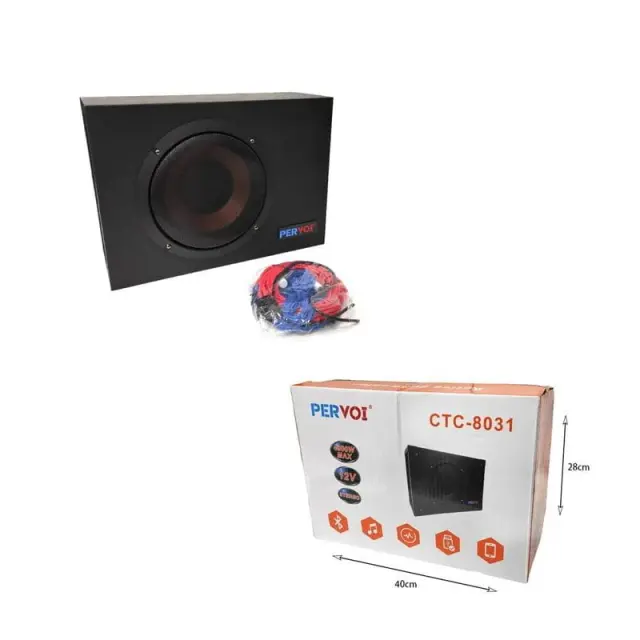 Pervoi Subwoofer Αυτοκινήτου 12V CTC-8031 - Active subwoofer Z891044