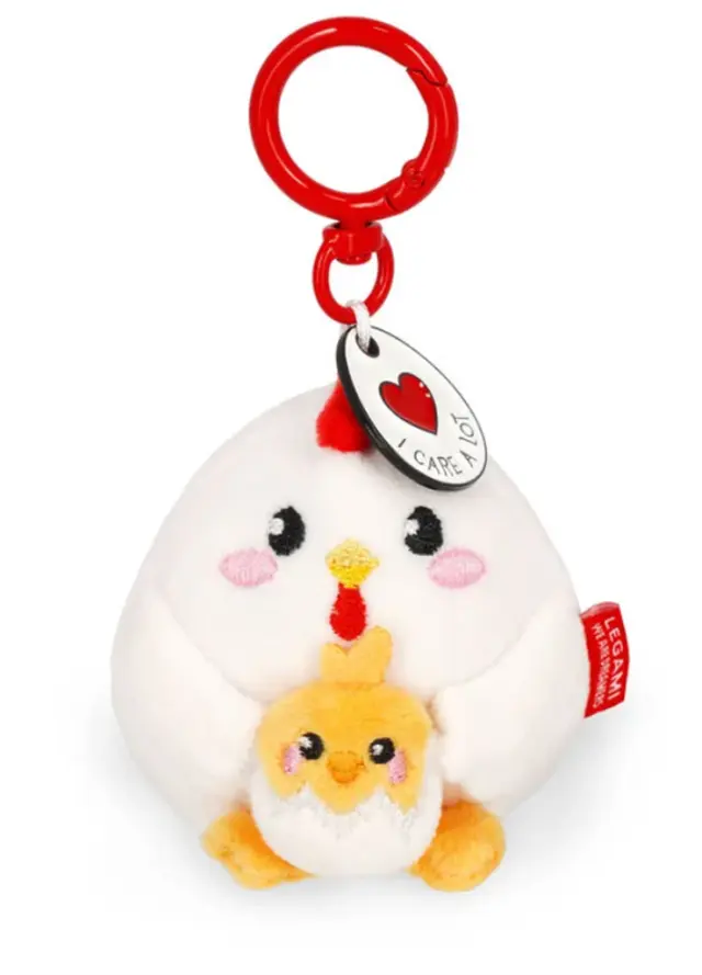 Legami Λούτρινο Μπρελόκ Super Soft Tiny Hen / SPK0011 (Legami)