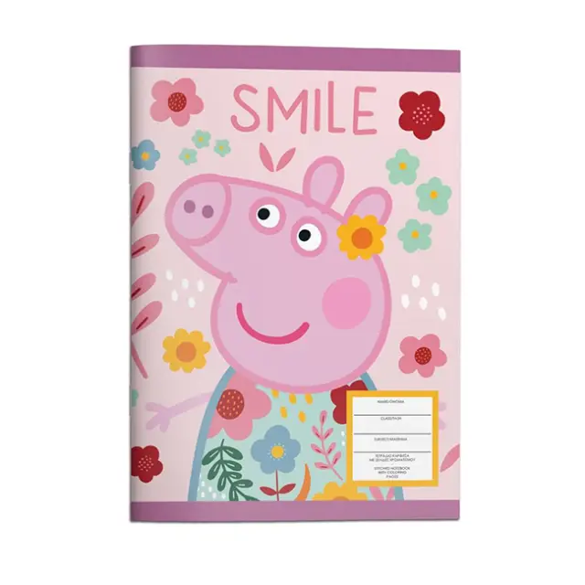 Diakakis Τετράδιο Καρφίτσα 17×25 40 φύλλων Peppa Pig (000482812) 3