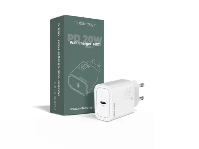 Mobile Origin PD20W Wall Charger MO11, 1 USB-C