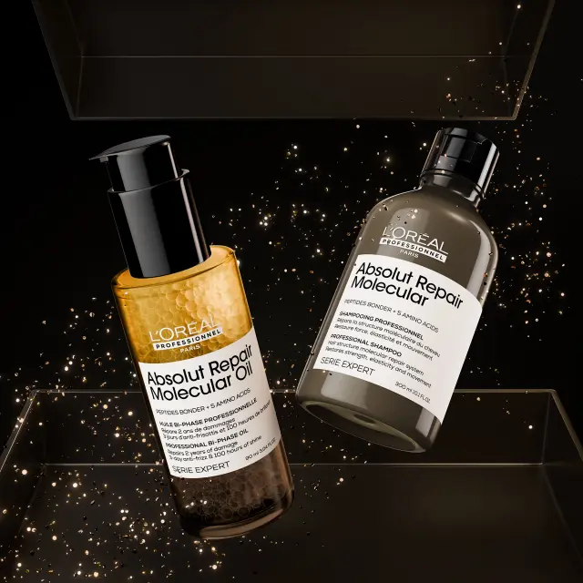 L’Oreal Professionnel Serie Expert Absolut Repair Molecular Duo (Shampoo 300ml, Oil 90ml) 2