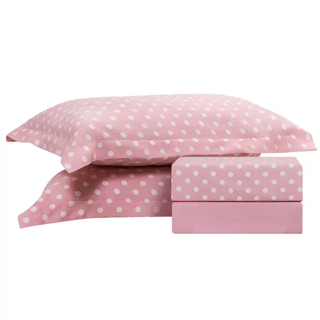 Beauty Home Σετ σεντόνια μονά Art 10101 Fancy 170x260 Ροζ 2